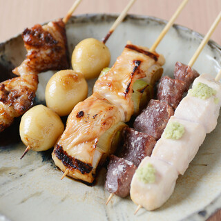 "Freshness" and "management". A new type of yakitori that incorporates Japanese elements.