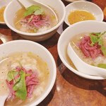 焼肉 スタミナ苑 - タン先茶漬け