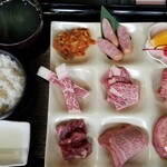 焼肉 食肉卸し直営店 塩梅アンバイ - 彩(いろどり)ランチ(2420円)