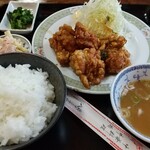 Yaoki Hanten - 大人気の唐揚げ定食は900円