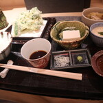 汐見 - ランチのかき揚げ御膳