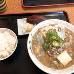 一富士食堂 - 肉吸い＋ご飯