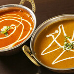 ニューナマステヒマール - バターチキンとチキンカレー