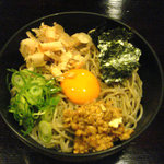 三合菴 - 2009年４月：初体験の納豆蕎麦、おいしい！