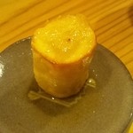 お座敷 天婦良 あやめ - 20分も掛けて揚げたさつまいも