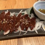 九州の旨かもん 旨か酒 くすお - 馬レバー刺