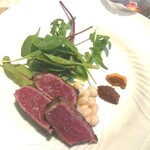 La Brianza - ジビーフの炭火焼きいただけたありがたいチャンス☆ありがとうございます！  肉質に合わせてというたたきのような仕上がり、しっとりやわらかくとてもおいしかったです＼(^-^)／