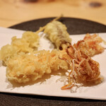 玄水 - 活車海老の天ぷら