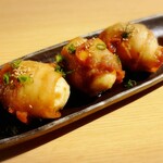 居酒屋 ニクヤウサギ - ★豚巻き半熟玉子