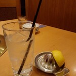 Namudaimon - 生搾り　生レモンチューハイ430円