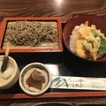 Sobadokoro Koyabu - 天丼とそばのセット
