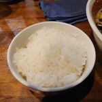 麺屋 悠 - ランチのサービスライス