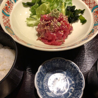 赤坂あじさい - 本鮪中落ち定食1,400円