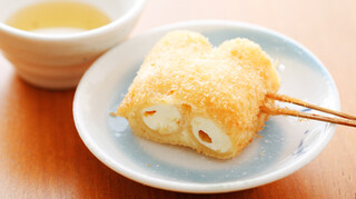 Kyou No Oshokujidokoro Obanzai To Kushiage Maiki - クリームチーズのショートパスタはちみつ添え