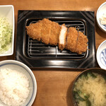 Tonkatsu Katsuju - 鹿児島黒豚ロースかつ定食1700円