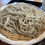 手打ちそば きた戸 - セットのそば（大盛）アップ