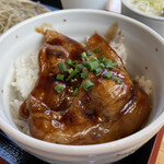 手打ちそば きた戸 - セットの豚丼アップ