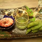 日本料理・ふぐ　桃 - 大鮎をたで酢で