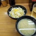 丼太郎 - セット。