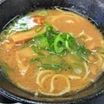 餃子の王将 - 揚げニンニク豚骨醤油ラーメン小(太田高林セット)