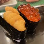 Nihombashi Sushi Tetsu - ウニ　イクラ