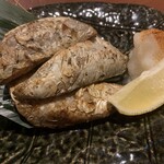 千年の宴 - かつおハラスの炭火炙り焼き…490円+税