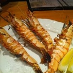 Sushi Kappou Ginen - 車海老の塩焼♪