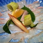 Sushi Kappou Ginen - 平目薄造り♪