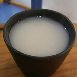 手打そば　もみじ野 - そば湯