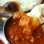 インドカレー＆ナン ゴーゴームンバイ - 粗びきキーマカレー
