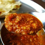 インドカレー＆ナン ゴーゴームンバイ - 粗びきキーマカレー