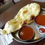 インドカレー＆ナン ゴーゴームンバイ - ハーフ＆ハーフセット