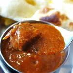 インドカレー＆ナン ゴーゴームンバイ - スパイシーマトンカレー