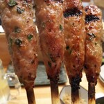 焼き鳥 ばかちん - つくね4兄弟♪
