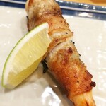 焼き鳥 ばかちん - 豚エビ巻男