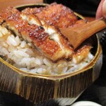 Unagi No Nakashou - ひつまぶし 3,100円 + ごはん大盛り 110円 ＝ 3,210円（税込）。　　　　　2020.11.23