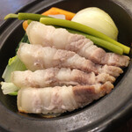 魚と日本のお酒　むく - 熟成塩豚最高❗