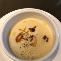 フレンチレストラン にき亭 そごう横浜店 - かぼちゃのクリームスープ