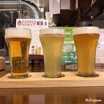 BEER&WINE EKICHIKABAR - ベアレン3種呑み比べセット