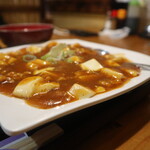 中国飯店佳里福 - 麻婆豆腐　サイドから