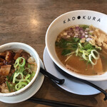 Ramen Kadokura - 和風醤油 極・チャーシュー丼セット