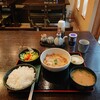 寿美吉 - 日替わりランチ、かつ煮定食700円。