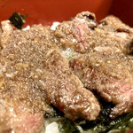 Ushiyaginbee - 【名 物】和牛のイチボ焼肉重　1,800円