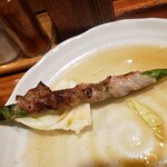 焼鳥 雅吉 - アスパラバラ巻