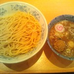 六厘舎 - 味玉つけめん大盛り＋豚ほぐし