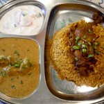 南インド　ティファン＆レストラン　ムット - 昼のランチ、チキンビリヤ二セット