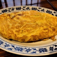 横浜中華街 重慶飯店 本館 - 牛挽肉入り卵焼き