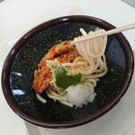 さぬきうどん。たんぽぽ - 麺のリフトアップ