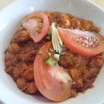 インドカレーレストランプルニマ - チャナマサラ　/　ひよこ豆の入ったカレー