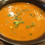 Nimuta - ネパールスープカレー "Nepali Soup Curry" ※鶏モモ，ジャガイモ，インゲン，ピーマン，ニンジン，タマネギ，青豆
